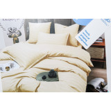 КПБ HOME Collection Пандора страйп-сатин (1,5-х сп ) молочный