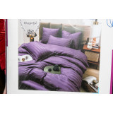 КПБ Home Collection Пандора страйп-сатин (ЕВРО) фиолет