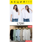 Футболка жен. L 7291 (M-2XL) (прод по 4) серый