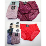 Плавки жен (L-3XL) (прод. по 3) F-115 розовый