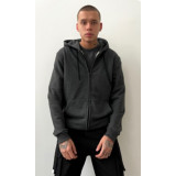 Худи-толстовка JL молния /антрацит S  3631