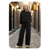 Костюм жен спорт JL трубы/черный XXL/164/170  4848