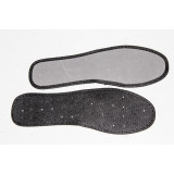 Стелька Тонкая черная р 48 (прод по 10)