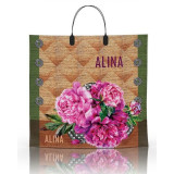 Пакет с пластиковой ручкой  36*34 Алина (прод.по 10)*100