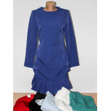 Платье плиссе черный M