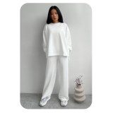 Костюм жен спорт JL молочный (L/XL) 4022