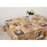 Клеенка столовая уДачная ткан. основа 1,3*50м 81463-4 Кафетерий 9493