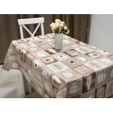 Клеенка столовая Mirror ткан. основа 1,4*20м М81233А Чай и Кофе 7796/0009