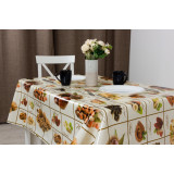 Клеенка столовая Mirror ткан. основа 1,4*20м W4036V1 Грильяж 9707