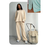 Костюм жен свитшот с разрезами мятный S/M