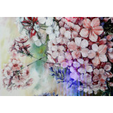 Мозаика со стразами 20х30 на рамке AК2030095 цветы