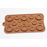 Форма для шоколадных конфет силиконовая 