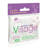 Ватные палочки НОВЫЕ ГОРИЗОНТЫ for VISAGE 100 шт.пакет*48 1485