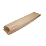 Пакет бумаж 110х50х610мм. с плоским дном  40г/м2 Для багета Крафт(прод по 100) *800 БУМ55545 3103