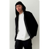 Худи JL молния /черный L 2027