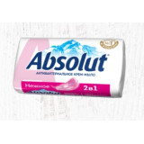 Мыло твердое ABSOLUT 2в1 90гр Нежное *6/72  2321