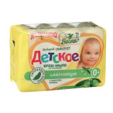 Мыло твердое ВЕСНА Детское 4*75г с маслом Оливы *24  1712