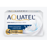 Мыло-крем твердое AQUATEL 90гр Классическое *24  0301