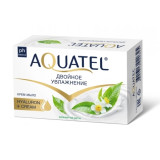 Мыло-крем твердое AQUATEL 90гр Зеленый чай матча *24  0356