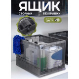 Ящик складной на колесах графит *5 35л  В31,2*Д43,5*Г33,5 см  6101