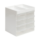 Органайзер д/мелочей (белый/прозрачный) *8 190*160*202 мм 5982