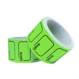 Ценник 30х20 Зеленый (прод по 10)*100 5241/0246