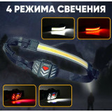 Фонарь налобный HT-115  1151  1*60*240 (шт.) $