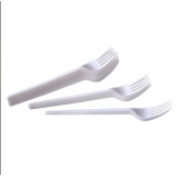 Вилка одноразовая 16,5 см Компакт белая ПС (прод по 100шт)*2000 7146