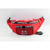 Сумка жен. на пояс универсальная 20411А-9 (20х13) красн