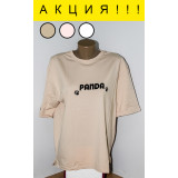 Футболка жен. P 18-A3 (единый размер 54-56) бежев