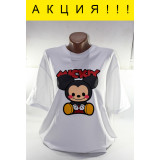 Футболка жен. P 18-M2 (единый размер 54-56) белый