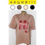 Футболка жен. P 12-M9 (единый размер 54-56) молочн