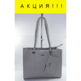 Сумка жен. 8041 (37х28) серая