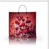 Пакет с пластиковой ручкой  36*34 Розы Дрим (прод.по 10)*100