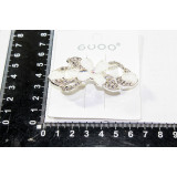 Заколка Автомат GC-69 (прод по 6)*12 серебро