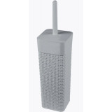 Комплект WC Plast Team Stone (подставка+ерш)  серый шторм*12 2660