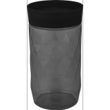 Банка д/сыпучих продуктов Plast Team BLACK 1,5л *8 6669