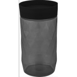 Банка д/сыпучих продуктов Plast Team BLACK 1л *12 6645