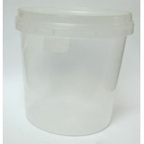 Ведро 0,5л (стакан прозрачный K2-IV D104) + крышка прозраная IV D104*300шт/уп