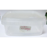 Квадратный лоток пищевой с крышкой 0,5л К2-IV 128*128 прозрачной*200шт/уп