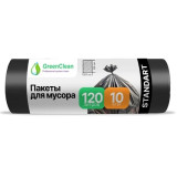 Мешки д/мусора GREEN CLEAN  120л/10шт 