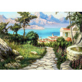 Картина рисование по номерам 50х65 LMZ 5068 приморский город
