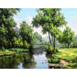 Картина рисование по номерам 50х65 LMZ 5095 пионы у окна