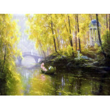 Картина рисование по номерам 50х65 LMZ 5085 осенний парк