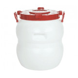 Бочка 50л герметичная с широким горлом белая 5074