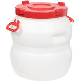 Бочка 50л с широким горлом белая 4459