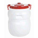 Бочка 60л с широким горлом белая 4466