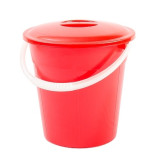 Ведро 8л евро пищевое с крышкой красный 3179