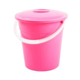 Ведро 8л евро пищевое ударопрочное розовый 8266