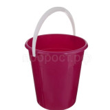 Ведро 12л евро пищевое бордовый 0109